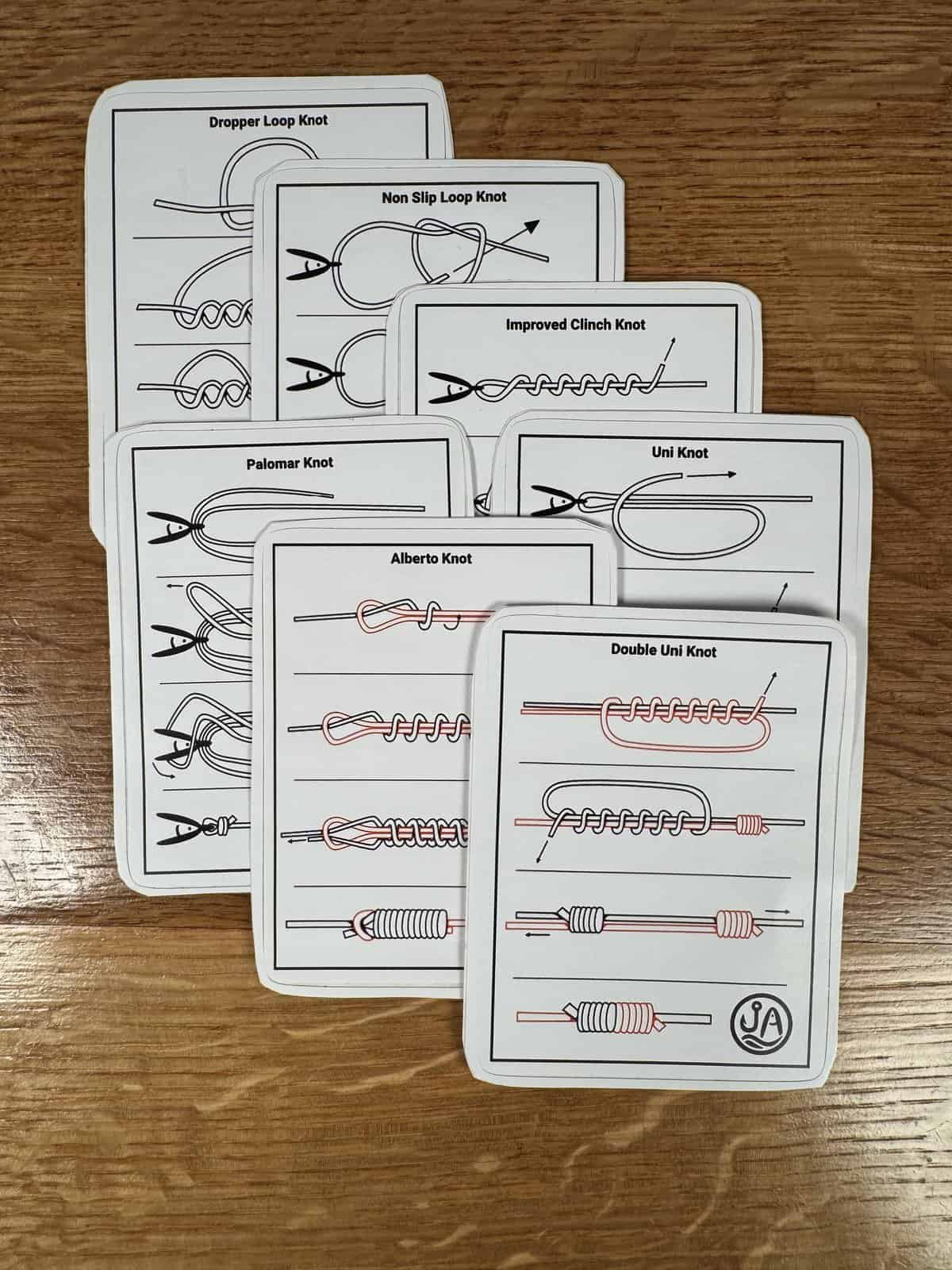 Fishing Knot Sticker Bundle Pack